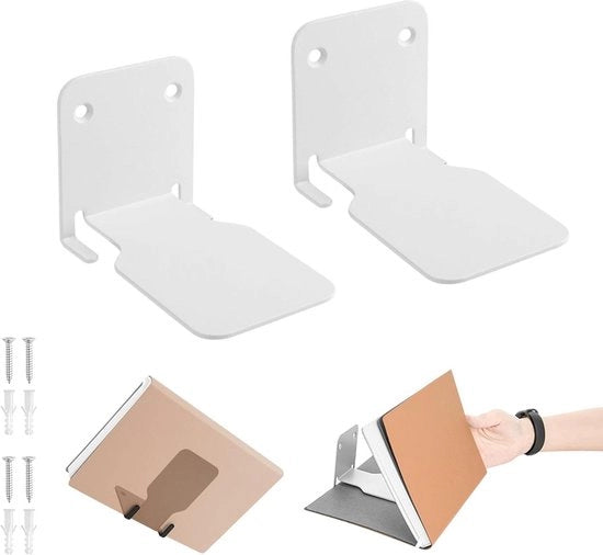 Libreria a muro invisibile con supporto nascosto per libri - Scaffalature multifunzione in acciaio inossidabile per libri e oggetti