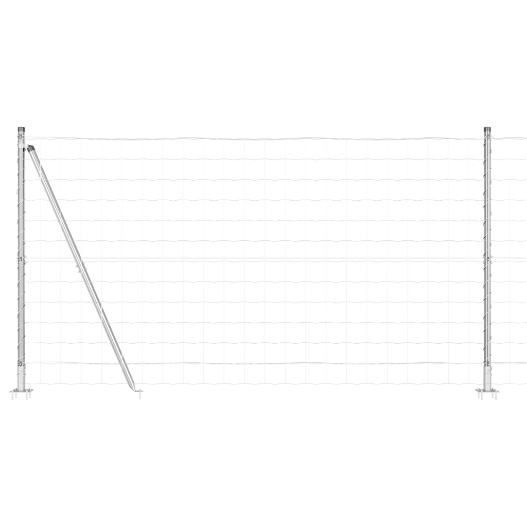 Recinto Euro con 7 Posti Flangiati 1,2x10 m in Acciaio Galvanizzato