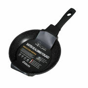 Trade Shop - Padella Con Manico In Alluminio Forgiato Antiaderente Granito Diametro 20cm -