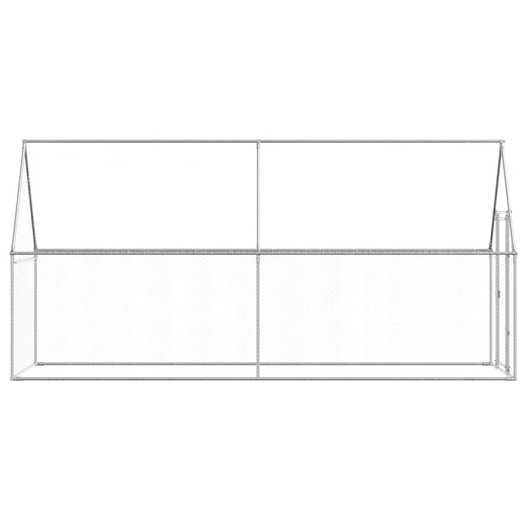 Pollaio Silver 400 x 100 x 190 cm acciaio zincato Silver 02_0041669