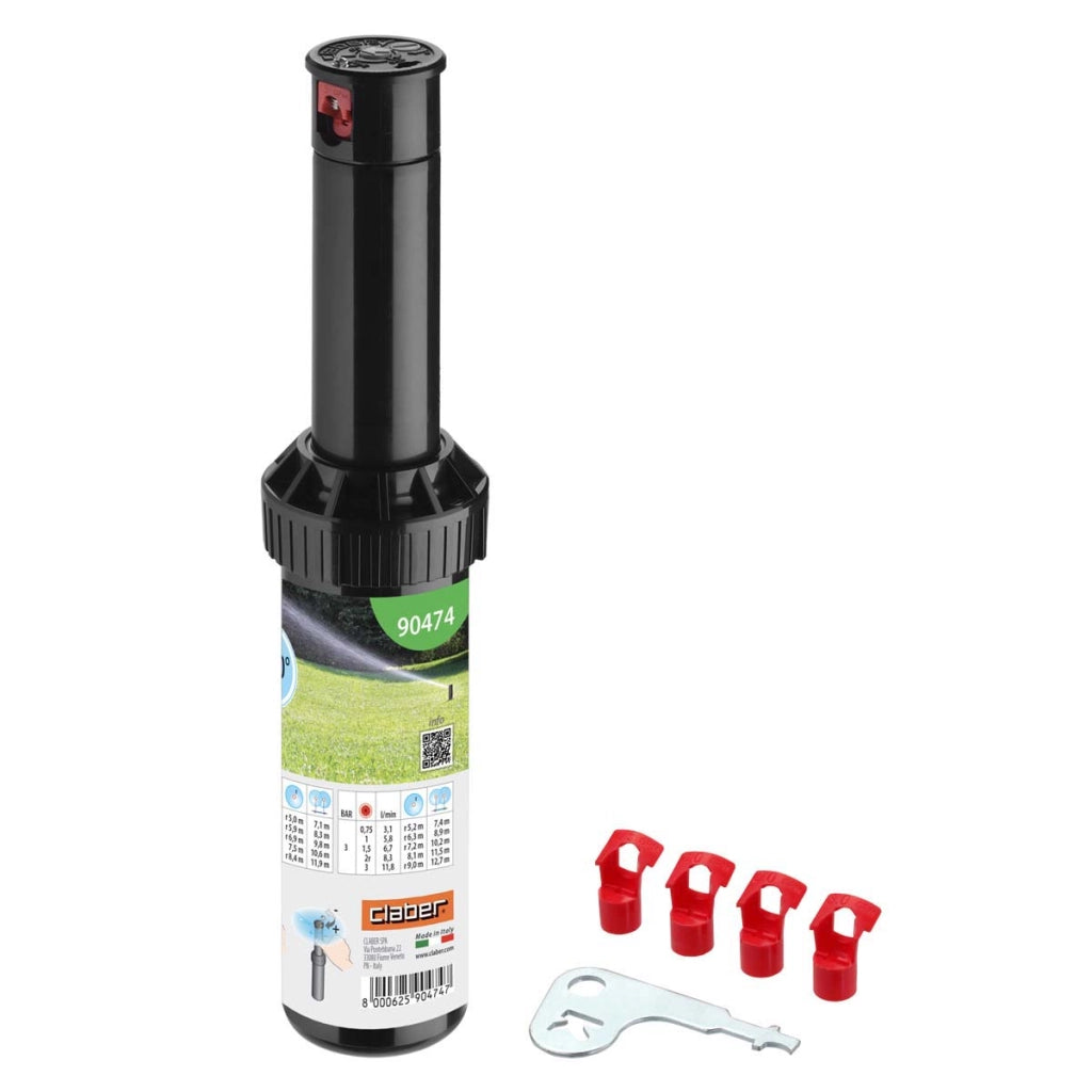 IRRIGATORE POPUP DINAMICO 90474 CLABER  SETTORE 1/2F ALZO CM 10