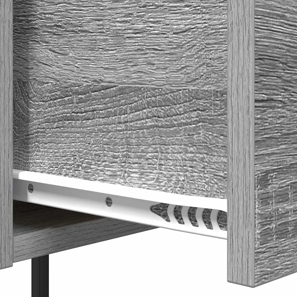 Comodino | Armadio da Notte | Mobiletto da notte con cassetto Grigio Sonoma 42 x 41 x 56 cm