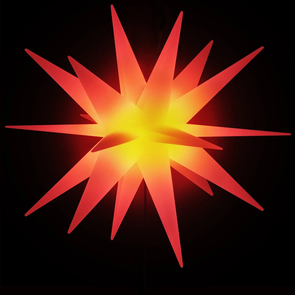 Luce di Natale con Picco Terra e LED Pieghevole Rossa 57 cm CFW3460224