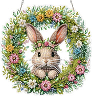 Set di appesi per pittura con diamanti - Ornamenti per pittura con diamanti a doppia faccia con catenella - Kit di DIY per bambini e adulti