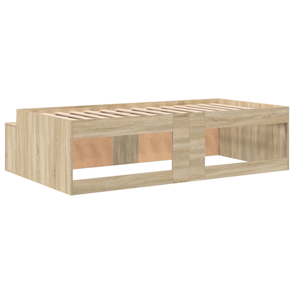 Struttura Letto Rovere Sonoma 80x200 cm