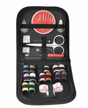 Kit di cucito compattibile con cassa metallica - Naaigaren - Naalden - Naaldinrijder - Taglierino - Materiali ecocompatibili - Kit di cucito