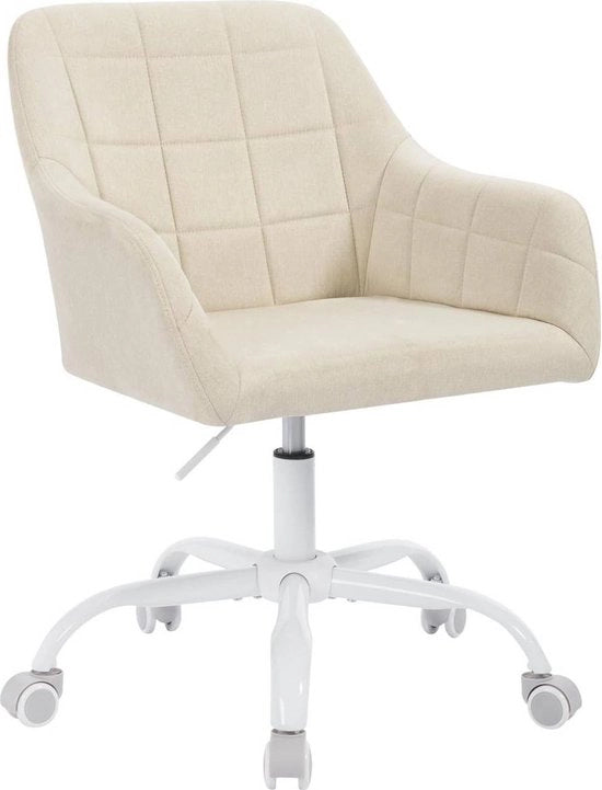 Sedia da ufficio ergonomico - Sedia da ufficio - Sedia da ufficio rotativa - Tessuto respirante - Regolabile in altezza - 58cm x (77-85)cm x 60,5cm