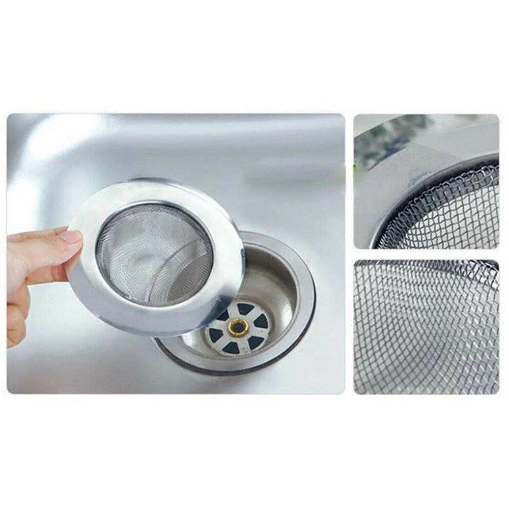 Trade Shop - Set 2 Filtri Filtro Lavello Cucina Bagno Doccia Scarico Lavandino 11,3cm 79537 -