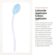Applicatore di Lotion con Lame in Acciaio Lunga - Applicatore di Creme - Applicatore di Body Lotion - Strumento per la Massaggio - Pennello per la Doccia - Garanzia di Soddisfazione - Applicatore di Lotion