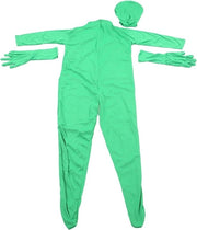 Body Suit a Manica Lunga con Disegno a Due Parti Verde Miele per Fotografia, Film e Video (180cm / 70.87in)