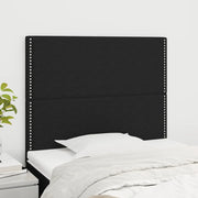 Testiera Nera 80x5x118/128 cm Tessuto 3116168