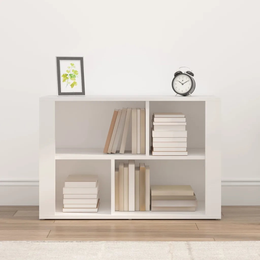Credenza Bianca 80x30x54 cm in Legno Multistrato cod mxl 19506