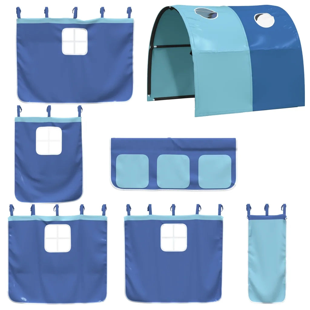 Tende per Letto a Soppalco con Tunnel Blu in Poliestere CFW5031620