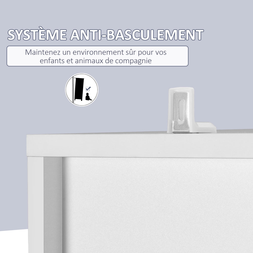 Armadio bagno alto colonna ¨C zephmum ¨C bianco 30x28x170 cm