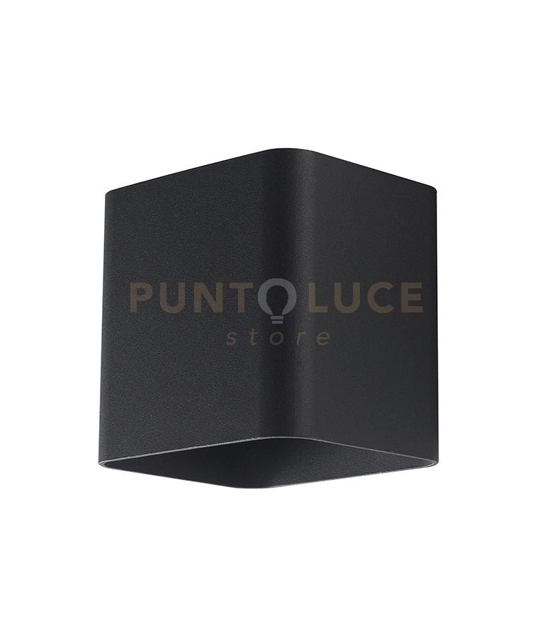 APPLIQUE BIEMISSIONE LED BIOME NERA 7W 840LM CCT 3000K / 4000K IP54 11X11X9,5CM