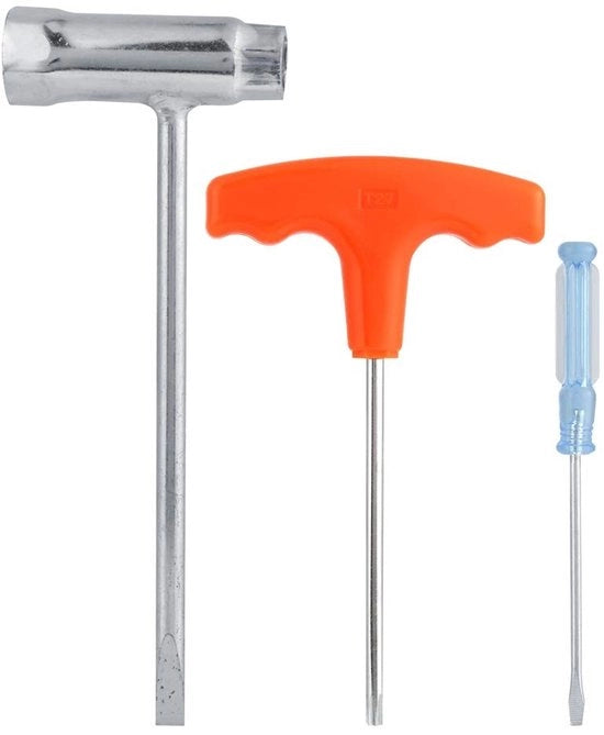 Kit di attrezzi portatile - Manubrio ergonomico - Materiale resistente - Formato compatto - Manubrio antiscivolo - Set di attrezzi