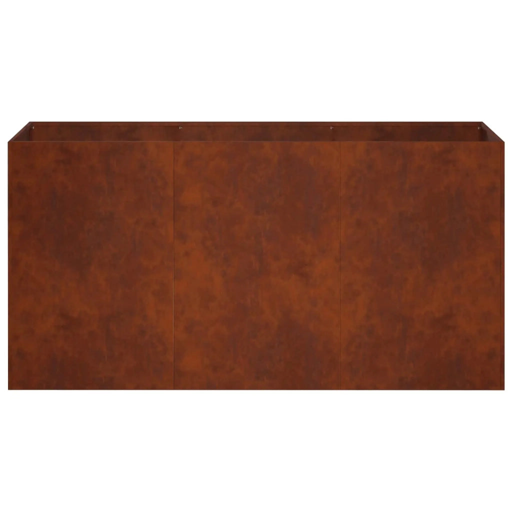 Vaso da giardino Ruggine 120 x 40 x 60 cm Acciaio Corten 8005896