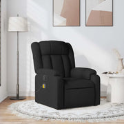 Divano Sedia-Poltrona Massaggiante Reclinabile Nera in Tessuto 250108