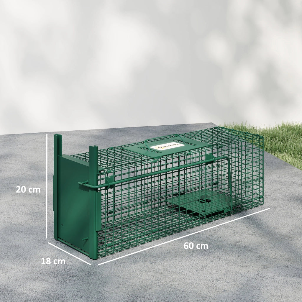 Gabbia per animali nocivi ¨C zephmum ¨C verde 60x18x20 cm