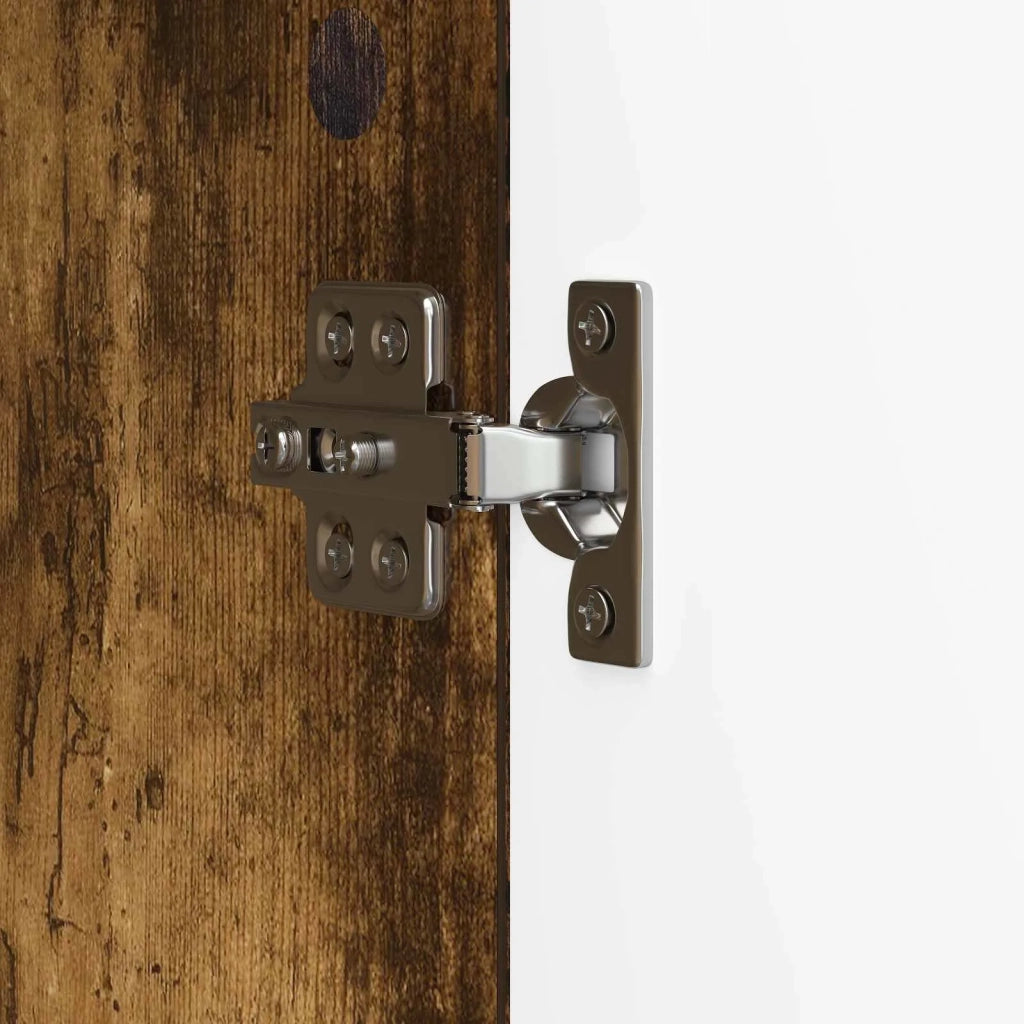 Mobile TV Rovere Fumo 99 x 34,5 x 50 cm Legno ingegnerizzato 894950