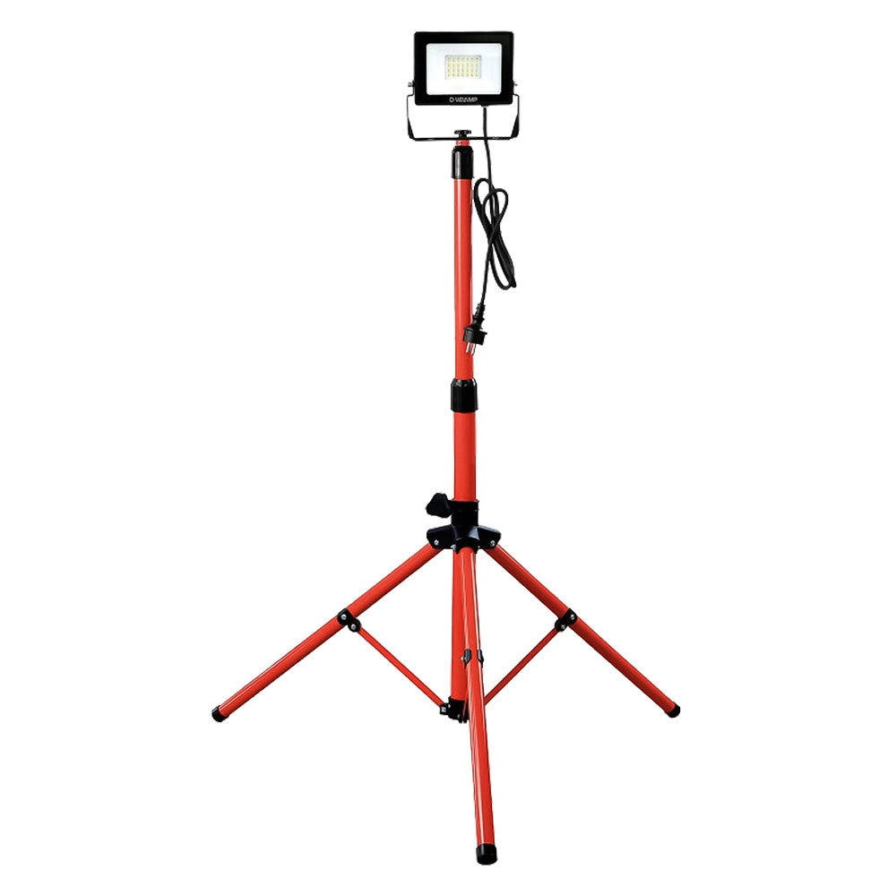Proiettore LED Singolo 1 x Velamp Light Pad 20 w 4000K Altezza Max 155 cm