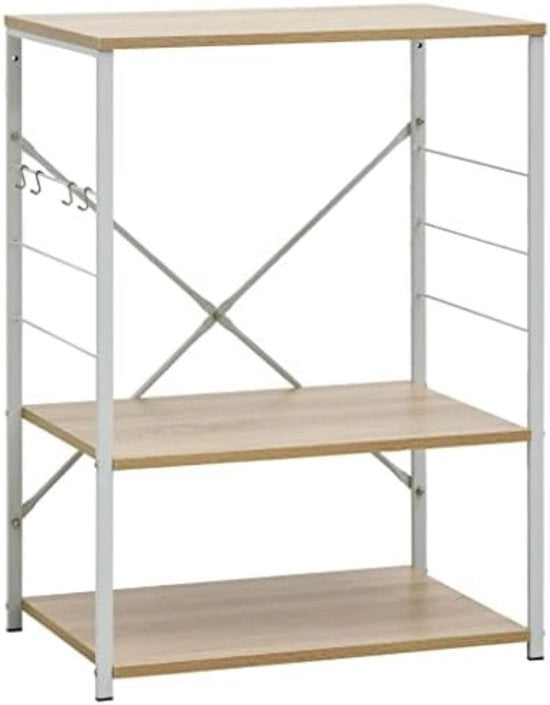 Cassa per magnetron - Cucina - Cassa per magnetron - Bianco e legno di quercia