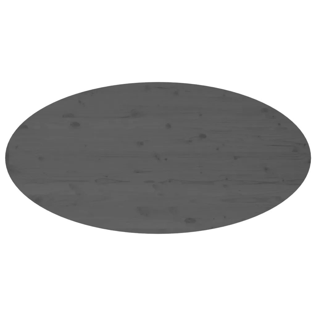 Tavolino da Salotto-Tavolino da soggiorno Grigio 110x55x45 cm Legno Massello di Pino 250244
