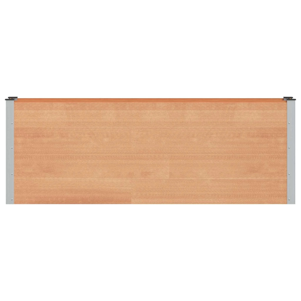 Letto rialzato da giardino Marrone 200 x 30 x 72 cm