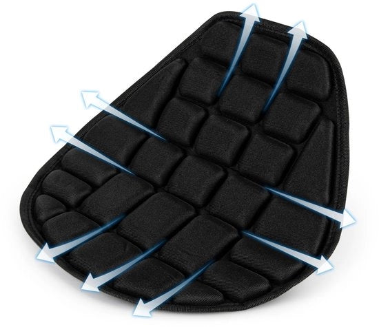 Sedile motociclistico con airbag - Drenaggio dell'aria - Schiuma TPU - Dampening shock - Sedile universale per motocicletta