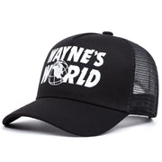 Cappellino da baseball Wayne's World nero