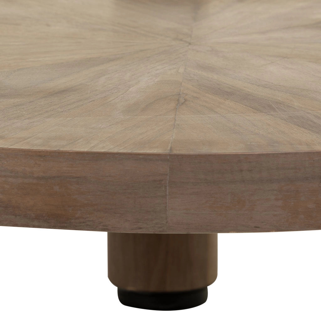 Tavolino da salotto in legno e metallo marrone D110x46