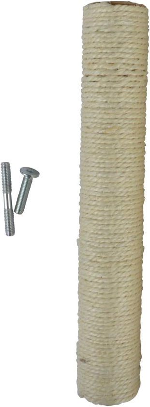 Sostitutivo di sostegno per piante - Piccola paletta in sisal - 1 pezzo - D 4,5 cm x H 30 cm