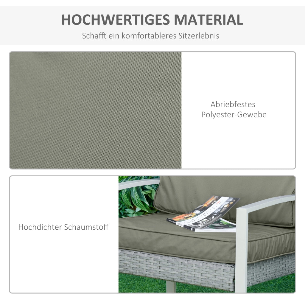 Set di 2 Cuscini per Sedie e Pallet 56 x 52 cm Spessore 7 cm in Poliestere con Zip Sfoderabili e Lavabili Grigio Scuro