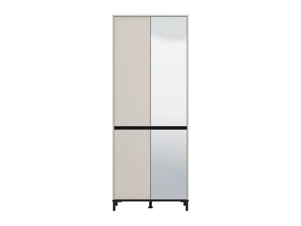 Mobile Portascarpe Scansano, Scarpiera 9 Ripiani, 80x40x205.5h cm Beige Rovere Nodi