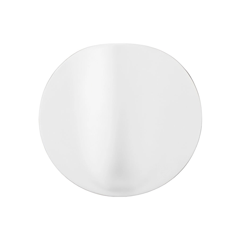 Sirio Lampada da parete LED 8W in ceramica bianca con diffusore opale 3000K, design artigianale Made in Italy diametro 24 cm IP40 per interni