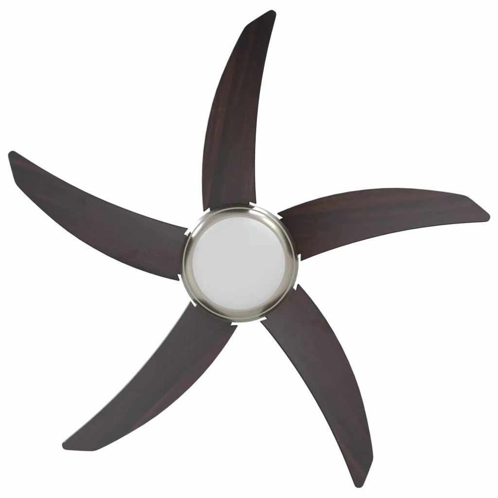 Ventilatore da soffitto con luce e telecomando Ø 110 cm 42035653