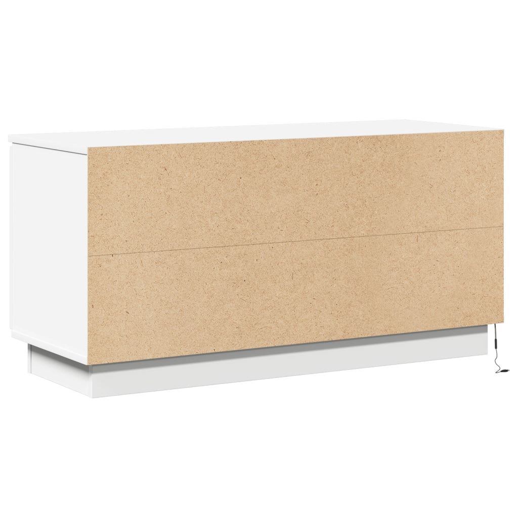 Mobile TV Bianco 100x38x49 cm Legno Ingegnerizzato