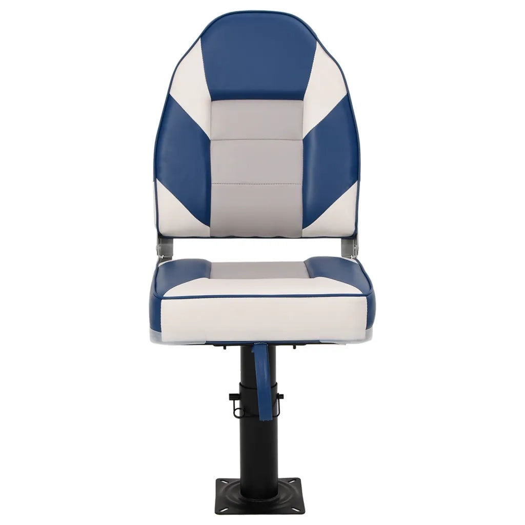 Sedili Barca con Supporto 2pz Altezza Regolabile Girevole 360° 3294992