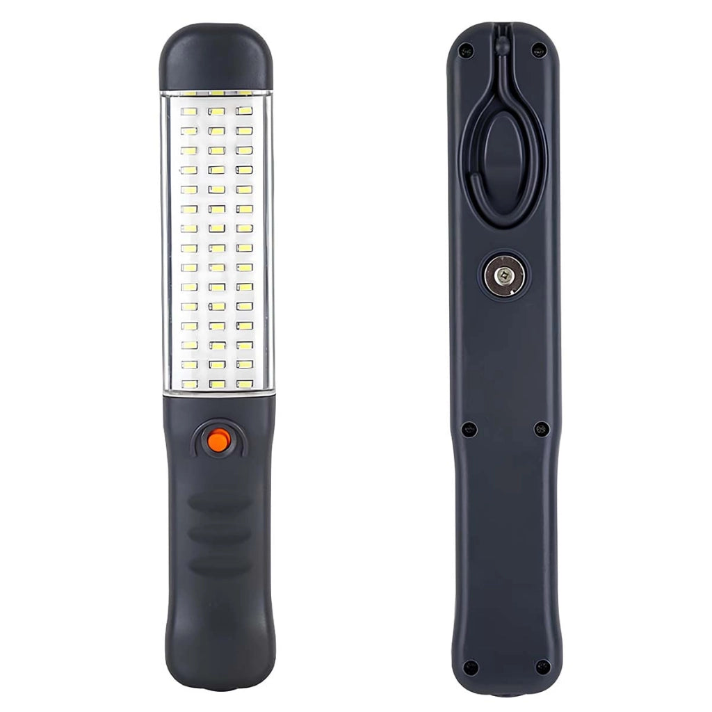 Lampada da lavoro LED 5W 3600mAh ricaricabile con gancio girevole a 360° Nero Avizar