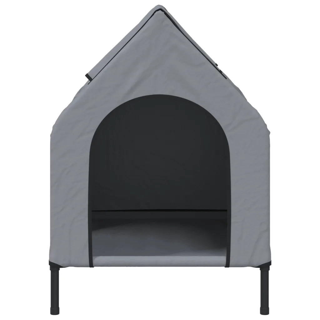 Cuccia per Cani Grigio Chiaro in Tessuto Oxford e Acciaio 172590