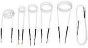 Set di riscaldamento in rame ad induzione - 6 pezzi - 2,5 mm - Set di tubi di riscaldamento 20-50 mm - Resistenza alta fino a 1200°C - Duraturo - Flessibile - Riscaldamento a tubo