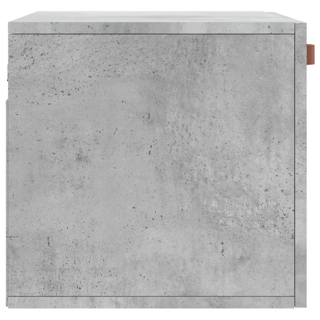 Armadietto a Muro | Mobile a Parete Grigio Cemento 60x36,5x35 cm Legno Multistrato