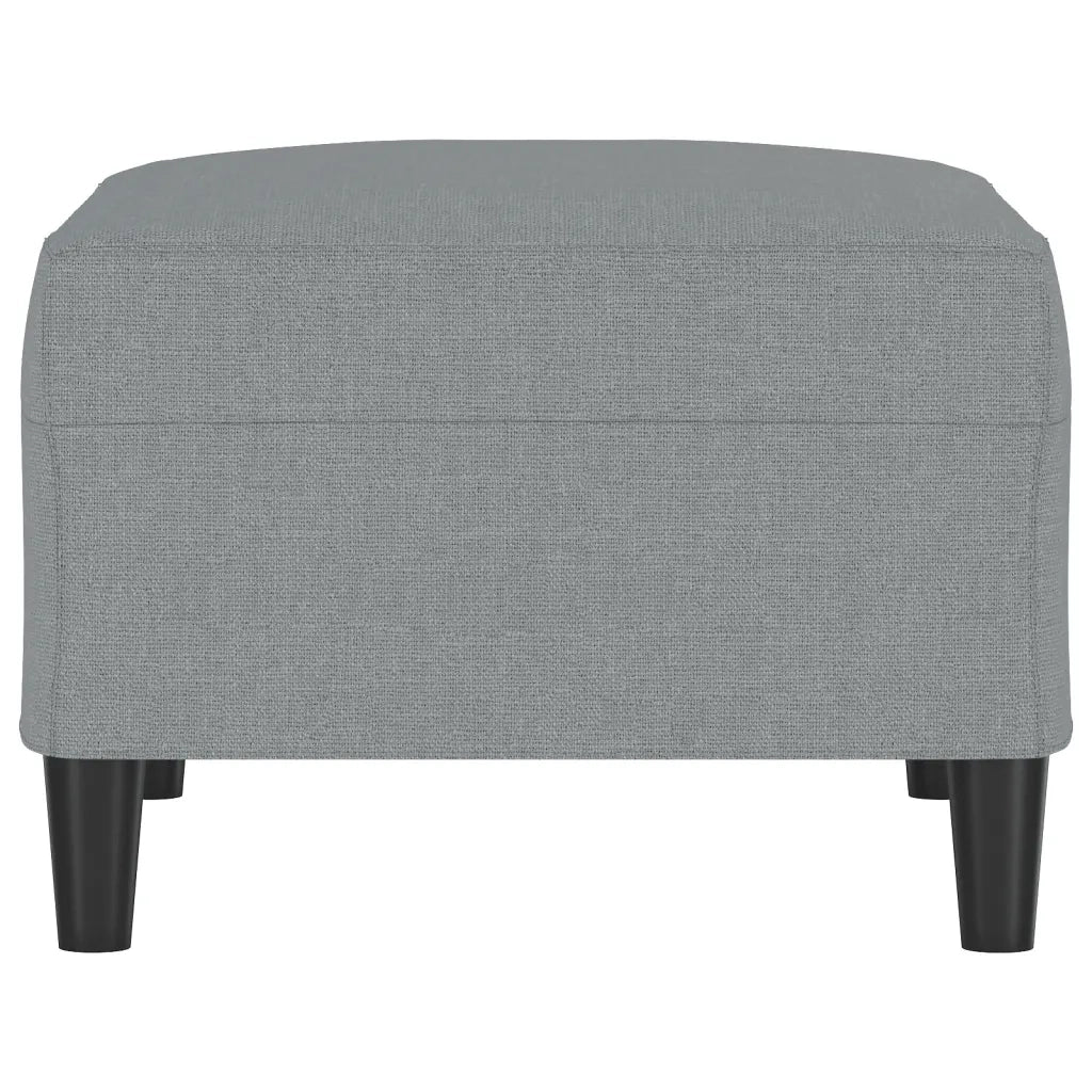 Poggiapiedi Grigio Chiaro 70x55x41 cm in Tessuto cod mxl 68013