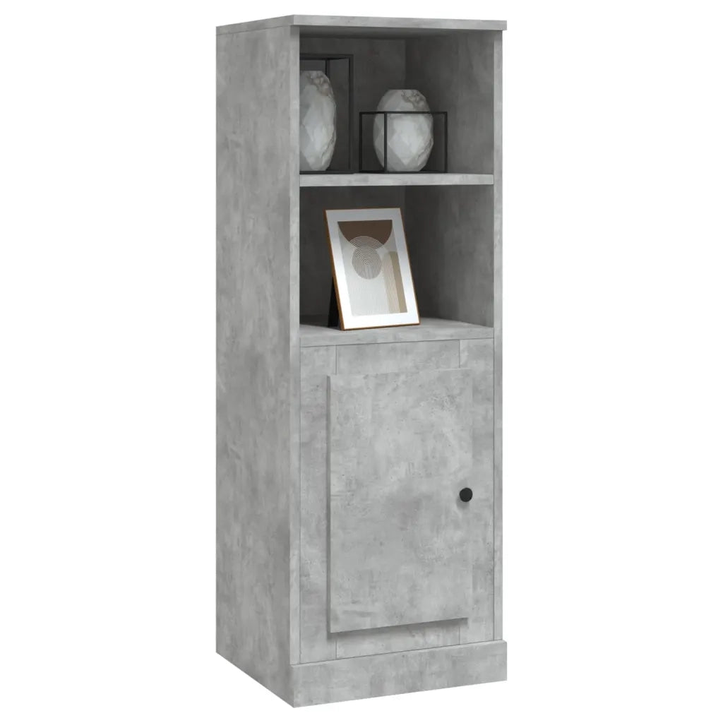 Credenza Grigio Cemento 36x35,5x103,5 cm in Legno Multistrato 816324