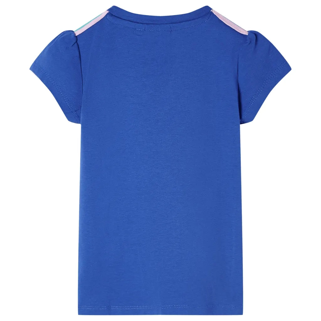 Maglietta da Bambina Blu Cobalto 116 11111