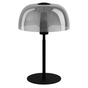 Lampada Da Tavolo Contemporanea Solo 2 Acciaio Nero 1 Luce E27