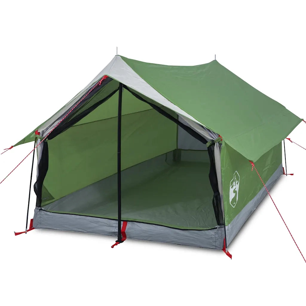 Tenda da Campeggio per 2 Persone Verde Impermeabile 94359