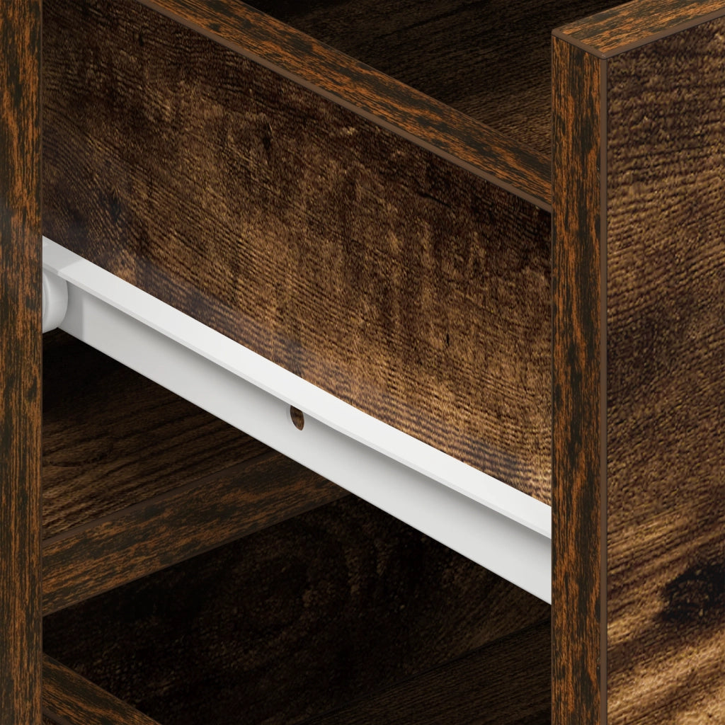Credenza Rovere Affumicato Legno Ingegnerizzato 120 x 36 x 69 cm