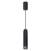 Lampada a sospensione tubo nera GU10 Milagro Vertical
