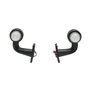 Set di lampade laterali con LED NEON, 12-24V, rosso-bianco, Breckner Germany